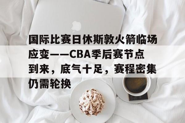 爱游戏官网-关于国际比赛日休斯敦火箭临场应变——CBA季后赛节点到来，底气十足，赛程密集仍需轮换的信息